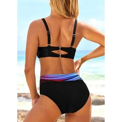 Maiô Push Up Halter feminino, maiô de cintura alta, maiô feminino, moda praia - Show Drop