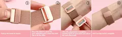 Imagem do Magnetic Loop for Apple Watch Band, Pulseira de Nylon Scrunchie, iWatch Ultra 2,