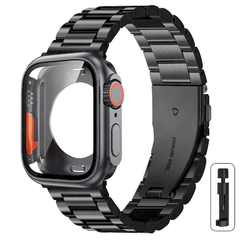 Bracelete de Aço Inoxidável para Apple Watch, Cobertura Completa, Capa, Bracel - comprar online