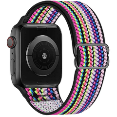 Correia de náilon do laço de scrunchie para apple relógio 6 banda 44mm série - comprar online