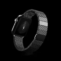 Correia de fibra de carbono para Apple Watch Band, cinto de pulseira leve, iWatc - Show Drop