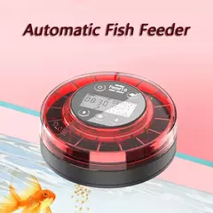 Imagem do LMZOE-Alimentador Automático de Peixe para Aquário, Dispensador De Alimentos,