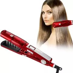 Alisador elétrico profissional da escova do cabelo, ferro liso cerâmico - comprar online