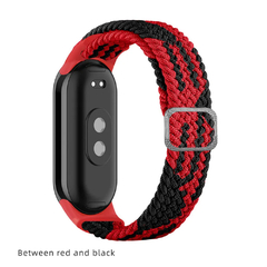 Imagem do Cinta de nylon ajustável para xiaomi mi banda 8, pulseira trançada para relóg