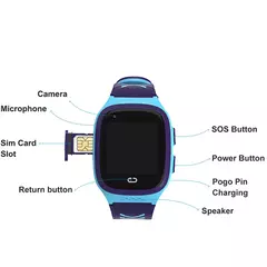 LT31 Smartwatch com GPS Tracker para crianças, relógio inteligente 4G, chamada - comprar online