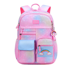 Mochila primária para meninas, colorida, impermeável, série arco-íris, mochi - comprar online