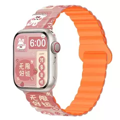 Pulseira Magnética para Apple Watch, Pulseira de Silicone, Pulseira Esportiva, - comprar online