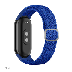 Imagem do Cinta de nylon ajustável para xiaomi mi banda 8, pulseira trançada para relóg