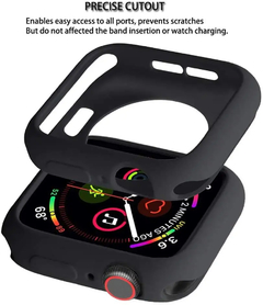 Capa de Silicone Macia para Apple Watch, Capa de Proteção para iWatch Series 6 - loja online