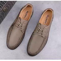 CLOHOO-Sapatos masculinos de couro, mocassins clássicos, costurados à mão, re na internet