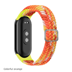 Cinta de nylon ajustável para xiaomi mi banda 8, pulseira trançada para relóg - comprar online