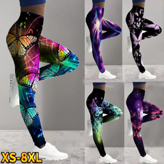 Leggings esportivas femininas com waist 3d de cintura alta, calças justas para - comprar online