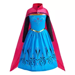 Vestido feminino de Elsa e Anna, Vestido infantil, Jasmine, Rapunzel, Concurso, - loja online