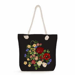 Moda bonito floral impressão bolsas casuais de alta capacidade das mulheres sac - Show Drop