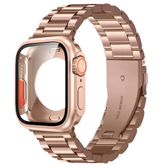 Bracelete de Aço Inoxidável para Apple Watch, Cobertura Completa, Capa, Bracel - Show Drop