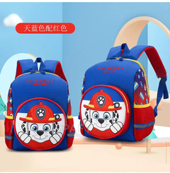 Paw Patrol Genuine School Bag para crianças, Cute Dogs Fashion Backpack, Marsha - Show Drop