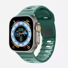 Pulseira de Silicone Suave para Apple Watch, Ultra 2, 49mm, 44mm, 45mm, 42mm, 41 na internet