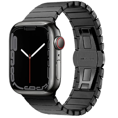 Pulseira de Aço Inoxidável Para Apple Watch Band, Pulseira de Ligação de Met - loja online