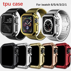 Soft Clear Armor TPU Protector para Apple Watch, Capa, Band Case, iWatch Série na internet