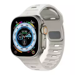 Pulseira de Silicone Suave para Apple Watch, Ultra 2, 49mm, 44mm, 45mm, 42mm, 41 - loja online