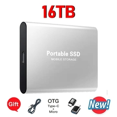 Portátil Externo Solid State Drive, SSD 1TB, M.2 USB 3.1, Alta Velocidade, 500G - loja online