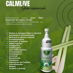 Calmlive Aromatizante bucal, puro óleo Essencial de Capim-Limão - comprar online