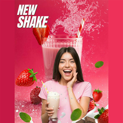 New Shake sabor Morango 600gr - comprar online