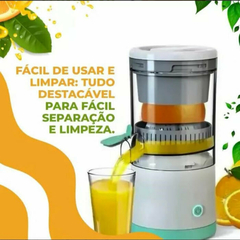 Espremedor de frutas automático recarregável - Viasupervia