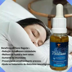 Melatonina em Gotas Sono tranquilo, natural e reparador - Viasupervia