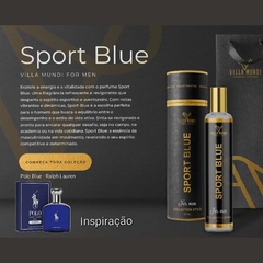 Perfume Inspirado Polo Blue Nome Sport Blue 50ml na internet