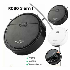 Robô Aspirador do Pó Varredora automática 3 em 1 Limpeza doméstica - comprar online