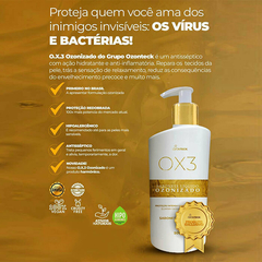 Sabonete OX3 Ozonizado 500ml - Viasupervia