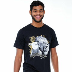 Camiseta T-shirt Unissex Cordeiro e Leão - loja online