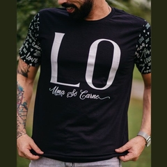 Camiseta T-shirt Masculina "Lo, Uma só carne"