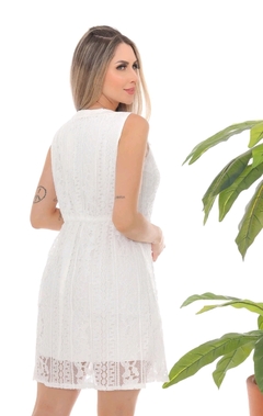 Vestido Curto de Renda - comprar online