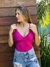 Body Fuscia Sexy Nozinho com Bojo Qualidade Pronta Entrega Veste 36 ao 40 - Outlet Vida Fashion 