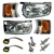 Kit Farol Nino Pisca C/ Luz Diurna Scania Serie 4 5 Completo