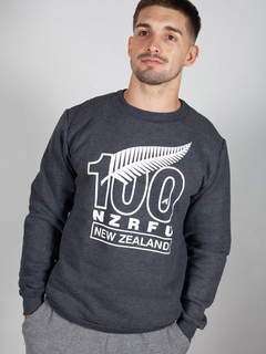 Buzo cuello redondo estampa, All Black 100 NZ en internet