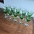 Juego de 10 copas verdes - comprar online