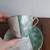 Taza de té suelta verde y blanca - comprar online