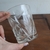 Vaso de whisky en cristal tallado