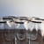 Juego de 6 vasos con borde plateado - tienda online