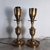 2 veladores de bronce N°14 - tienda online