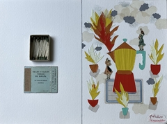 Los fuegos hogareños - Natalia Quesada, Collage