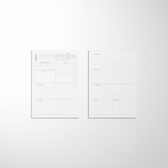 Miolo refil Planner 2024 A5 Mensal sem furo (fichario/caderno inteligente) - Loja Criar Mais