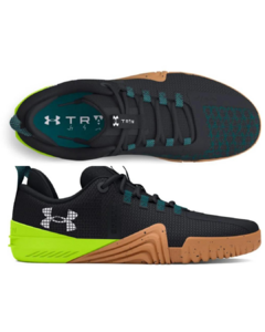 Tênis Tribase Reign 6 Preto/Verde Limão Unissex Under Armour