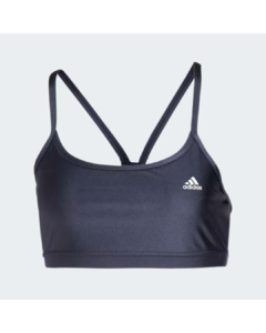 Top Treino Suporte Leve Aeroreact Azul Adidas - HH7632