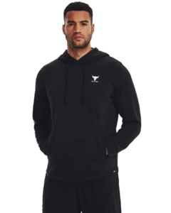 Moletom Masculino Under Armour Project Rock Terry Hoodie Preto - 1377428