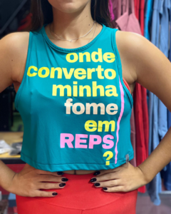 Cropped Onde Converto Minha Fome em Reps?