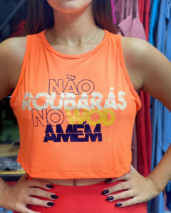 Cropped Não Roubarás no WOD Amém